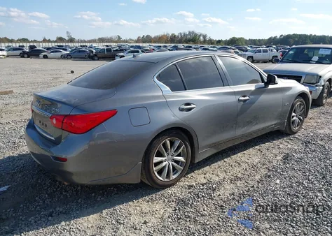 2017 Infiniti Q50 2.0T Premium из США, поврежденный, VIN JN1CV7AP7HM642595